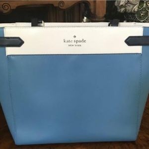 KATE SPADE STACI Handbag, Tote, Laptop Bag-LARGE COLORBLOCK NEW!